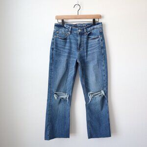 American Eagle 90s Bootcut Raw Hem Jeans | 4S